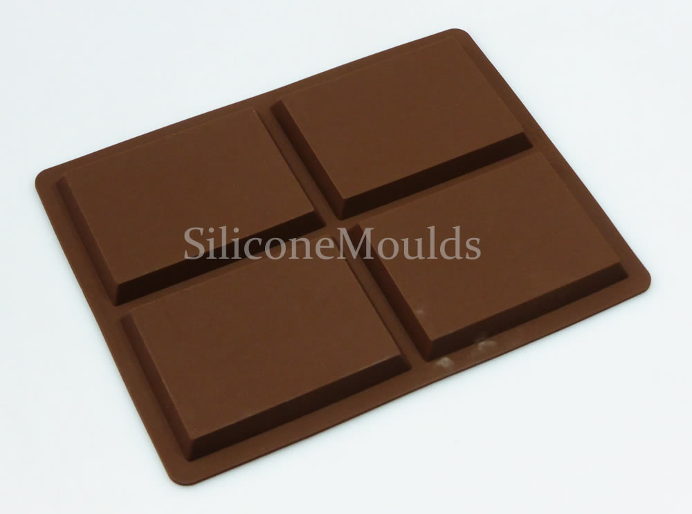 4 cell Giraffe Print / Animal Skin Chocolate Bar Silicone Mould - N040 ...